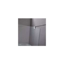 Diplon Walk-in zuhanyfal króm kerettel, 8 mm edzett áttetsző üveggel, 195 cm magas kád, zuhanykabin