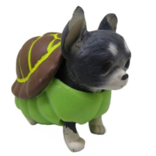 DIRAMIX Dress your puppy: állati kiskutyák 2. széria - csivava teknős ruhában játékfigura