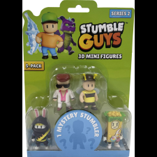 DIRAMIX Stumble Guys 5 darabos Mini 3D figura szett 2. széria - Többféle (0438) játékfigura