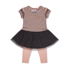 DIRKJE 2 részes ruhakészlet 68 Smokey Pink+Smokey Grey babaruha szett