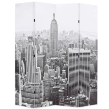 Discontmania VID paraván 160 x 180 cm New York, fekete-fehér dekoráció