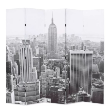 Discontmania VID paraván 200 x 180 cm New York, fekete-fehér dekoráció