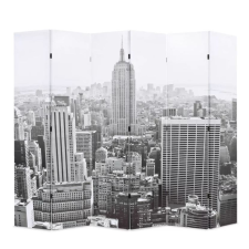 Discontmania VID paraván 228 x 180 cm New York, fekete-fehér dekoráció