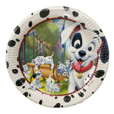 Disney 101 Kiskutya Play papírtányér 8 db-os 23 cm party kellék