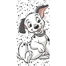  Disney 101 kiskutya White fürdőlepedő, strand törölköző 70x140cm lakástextília