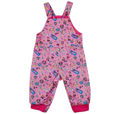 Disney bélelt vízlepergetős Kertésznadrág - Minnie Mouse #rózsaszín - 74-es méret