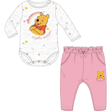 Disney body és nadrág szett Micimackó rózsaszín szíves 1-3 hó (62 cm) gyerek ruha szett