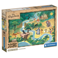 Disney Classics Mesetérkép Jungle Book 1000 db-os puzzle Clementoni puzzle, kirakós
