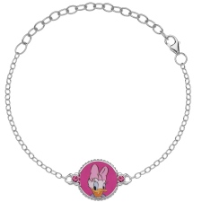 Disney Daisy kacsa ezüst gyermek karkötő BS00021SRPL-5.CS karkötő