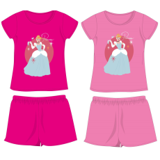 Disney Disney Hercegnők pamut nyári együttes - póló-rövidnadrág szett - pink - 104