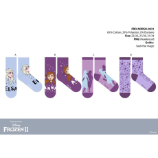 Disney Disney Jégvarázs gyerek pamut normál zokni - 4 pár/csomag - 23-26