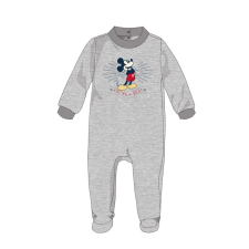 Disney Disney Mickey egér baba velúr rugdalózó - szürke - 0-1 hónapos babának rugdalózó