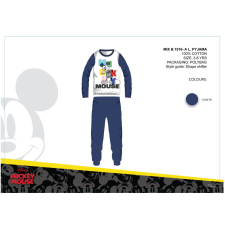 Disney Disney Mickey egér gyerek jersey pizsama - pamut pizsama - sötétkék - 110 gyerek hálóing, pizsama