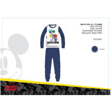 Disney Disney Mickey egér gyerek jersey pizsama - pamut pizsama - sötétkék - 116
