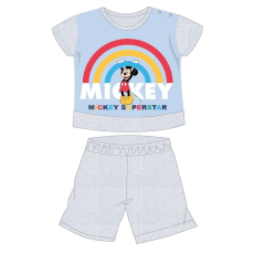 Disney Disney Mickey egér nyári rövid ujjú baba pizsama - pamut jersey pizsama - szürke - 86