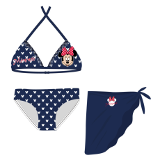 Disney Disney Minnie egér fürdőruha szett - bikini háromszög felsőrésszel+szoknya kislányoknak - sötétkék - 116