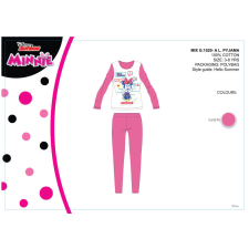 Disney Disney Minnie egér gyerek jersey pizsama - pamut pizsama -rózsaszín - 98 gyerek hálóing, pizsama