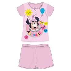 Disney Disney Minnie egér nyári rövid ujjú gyerek pizsama - pamut jersey pizsama - világosrózsaszín - 110