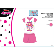 Disney Disney Minnie egér nyári rövid ujjú gyerek pizsama - pamut pizsama - rózsaszín - 128