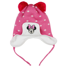 Disney Disney Minnie pöttyös, kötött, bélelt, bojtos sapka babasapka, sál
