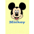 Disney Disney pamut,gumis lepedő - Mickey (sárga)