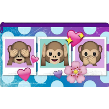 Disney EMOJI Gyerek Neszesszer, tolltartó cipzáras tolltartó
