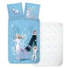 Disney és Mesehős Disney jégvarázs snowing day gyerek, ovis ágyneműhuzat 0×135 cm, 40×60 cm JAV-BRM017115