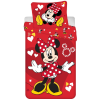 Disney és Mesehős Disney minnie love & stars ágyneműhuzat 140×200cm, 70×90 cm JAV-JFK033418