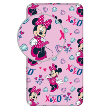Disney és Mesehős Disney minnie xoxo gumis lepedő 90x200 cm JAV-JFK034927 lakástextília