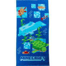 Disney és Mesehős Minecraft aquatic fürdőlepedő, strand törölköző 70x140cm JAV-CBX2425104MC lakástextília