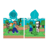 Disney és Mesehős Minecraft diamond defender strand törölköző poncsó 50x115 cm JAV-CBX01923MC