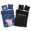 Disney és Mesehős Peppa malac star-gazer sötétben világító gyerek, ovis ágyneműhuzat 0x135cm, 40x60cm JAV-BRM006157