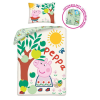 Disney és Mesehős Peppa malac tree ágyneműhuzat 140×200cm, 70×90 cm JAV-HAX045537