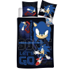 Disney és Mesehős Sonic a sündisznó unstoppable gyerek, ovis ágyneműhuzat 0×135cm, 40×60 cm JAV-BRM022065
