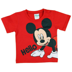 Disney fiú Póló - Mickey Mouse #piros - 80-as méret