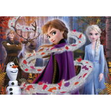 Disney Frozen jégvarázs 2 Glitter Effect puzzle 104pcs gyerek puzzle, kirakós