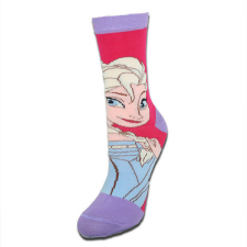 Disney Gyerek pamut bokazokni - Jégvarázs - 31-34 - pink gyerek zokni