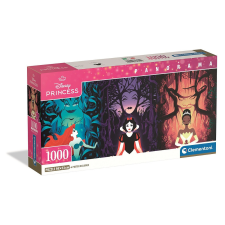 Disney Hercegnők 1000 db-os panorama Compact puzzle Clementoni puzzle, kirakós