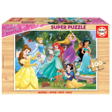 disney hercegnők 100 darabos fa puzzle puzzle, kirakós