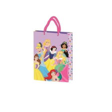Disney Hercegnők ajándéktáska laminált 23x18x8,5cm party kellék