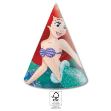Disney Hercegnők Ariel Curious, Disney Hercegnők, Ariel Parti kalap, csákó 6 db-os FSC party kellék