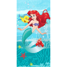  Disney Hercegnők, Ariel Friends fürdőlepedő, strand törölköző 70*140cm lakástextília