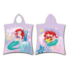 Disney Hercegnők Ariel Pink törölköző poncsó 50x115 cm lakástextília