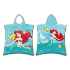 Disney Hercegnők, Ariel törölköző poncsó 50x115 cm babatörülköző, kifogó