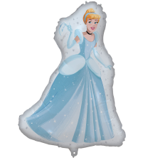 Disney Hercegnők Cinderella fólia lufi 97x75cm party kellék