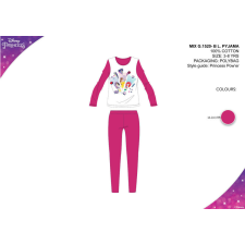 Disney Hercegnők gyerek jersey pizsama - pink - 104 gyerek hálóing, pizsama