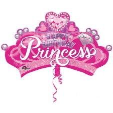 Disney Hercegnők Happy Birthday Princess Fólia lufi 81 cm party kellék