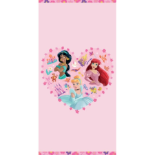 Disney Hercegnők Heartfelt Friendship fürdőlepedő, strand törölköző 70x140cm babatörülköző, kifogó