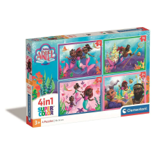 Disney Hercegnők Junior Ariel 4 az 1-ben puzzle Clementoni puzzle, kirakós