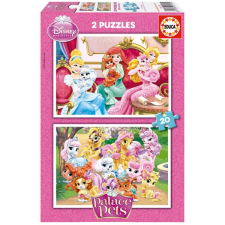 Disney hercegnők: Palota kedvencek 2 x 20 darabos puzzle puzzle, kirakós
